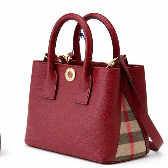 Burberry Handbags - Sold❌Burberry Tophandle crossbody bag small red